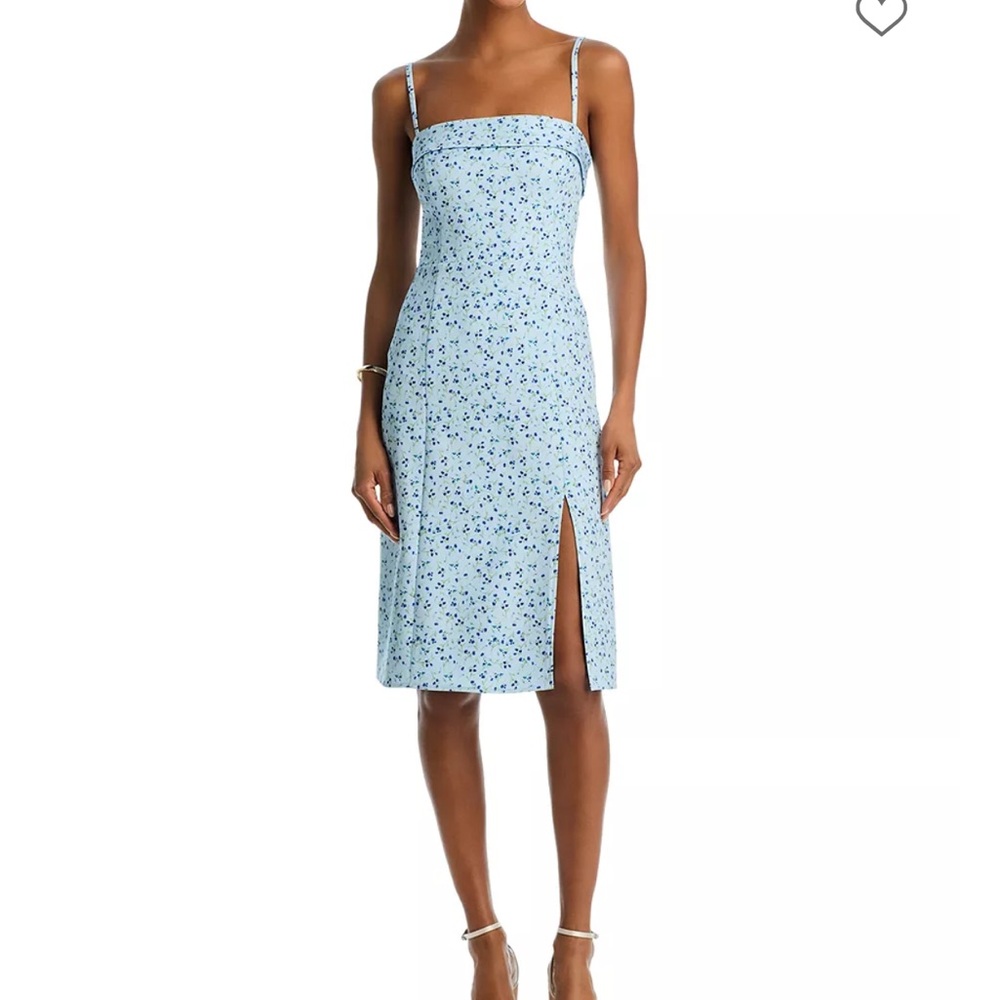Echo Crepe Floral Midi Dress